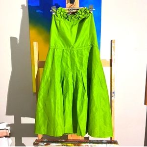 Lily Pulitzer taffeta green dress